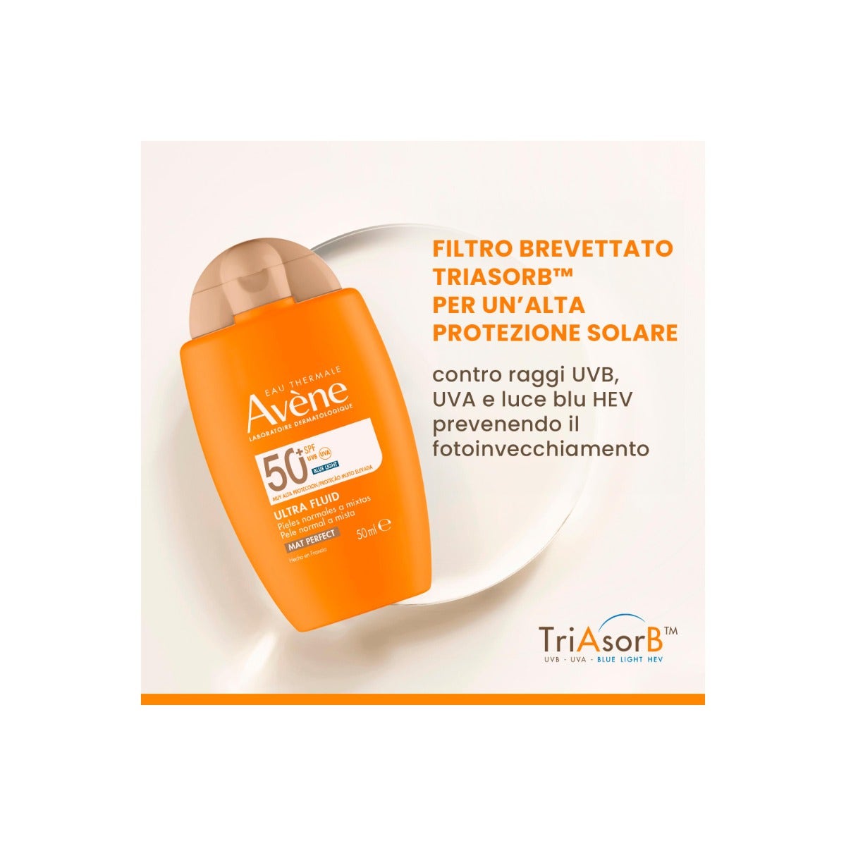 Eau Thermale Avène Ultra-Fluid Perfezionatore Protezione Molto Alta 50ml SPF50+-9