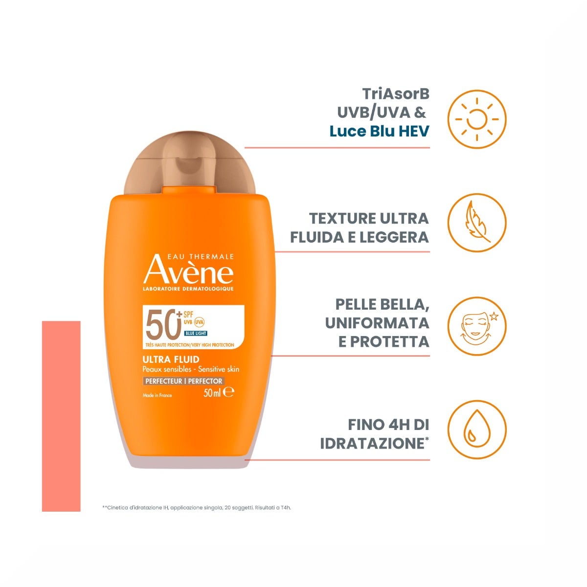 Eau Thermale Avène Ultra-Fluid Perfezionatore Protezione Molto Alta 50ml SPF50+-4