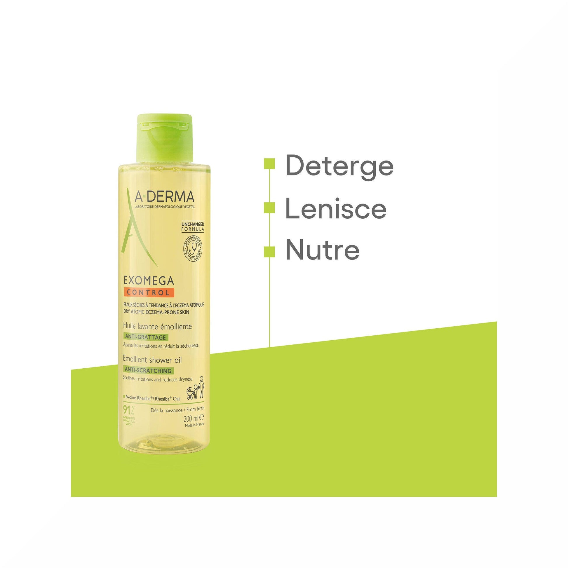 A-Derma Exomega Control Olio Lavante Emolliente 200ml-4