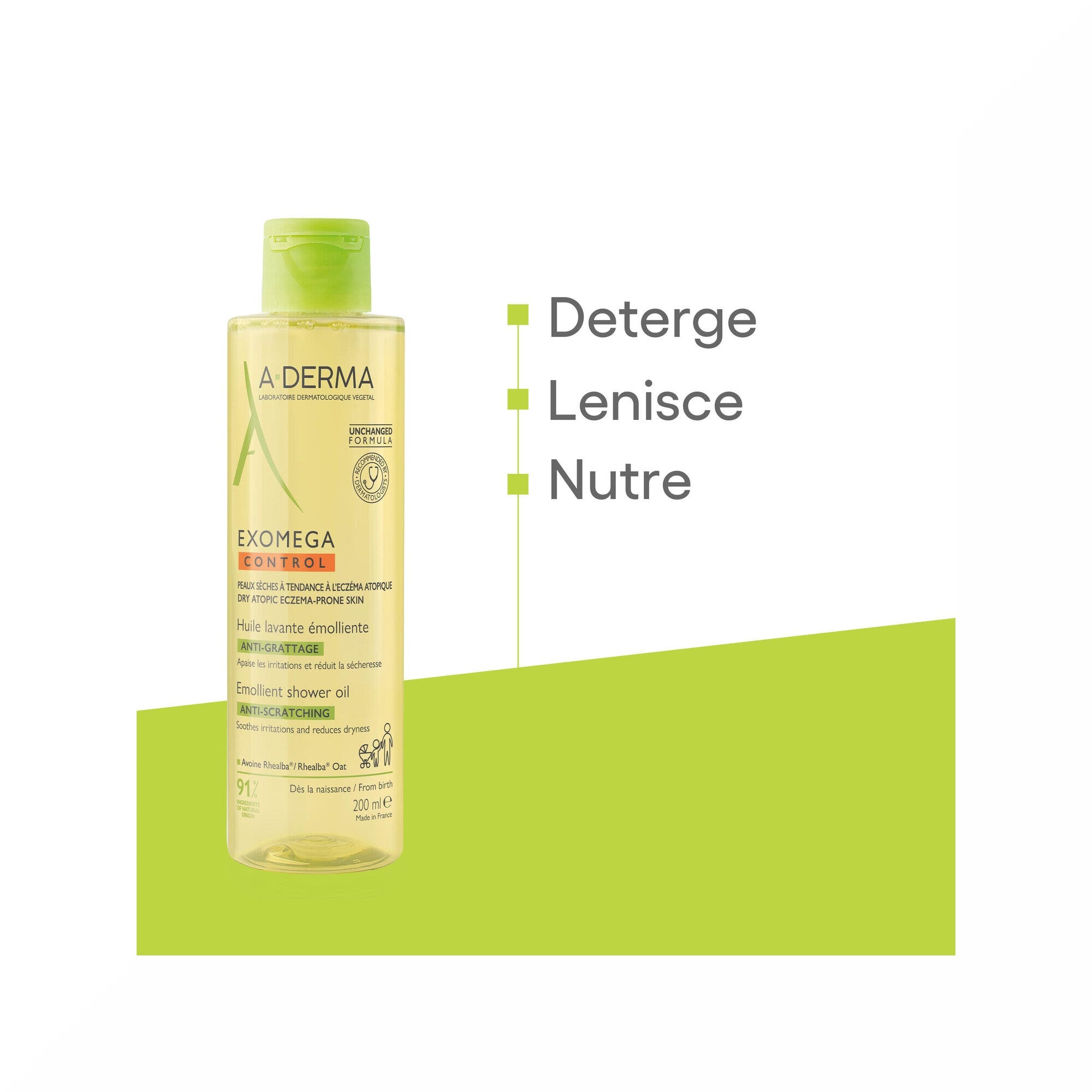 A-Derma Exomega Control Olio Lavante Emolliente 200ml-4