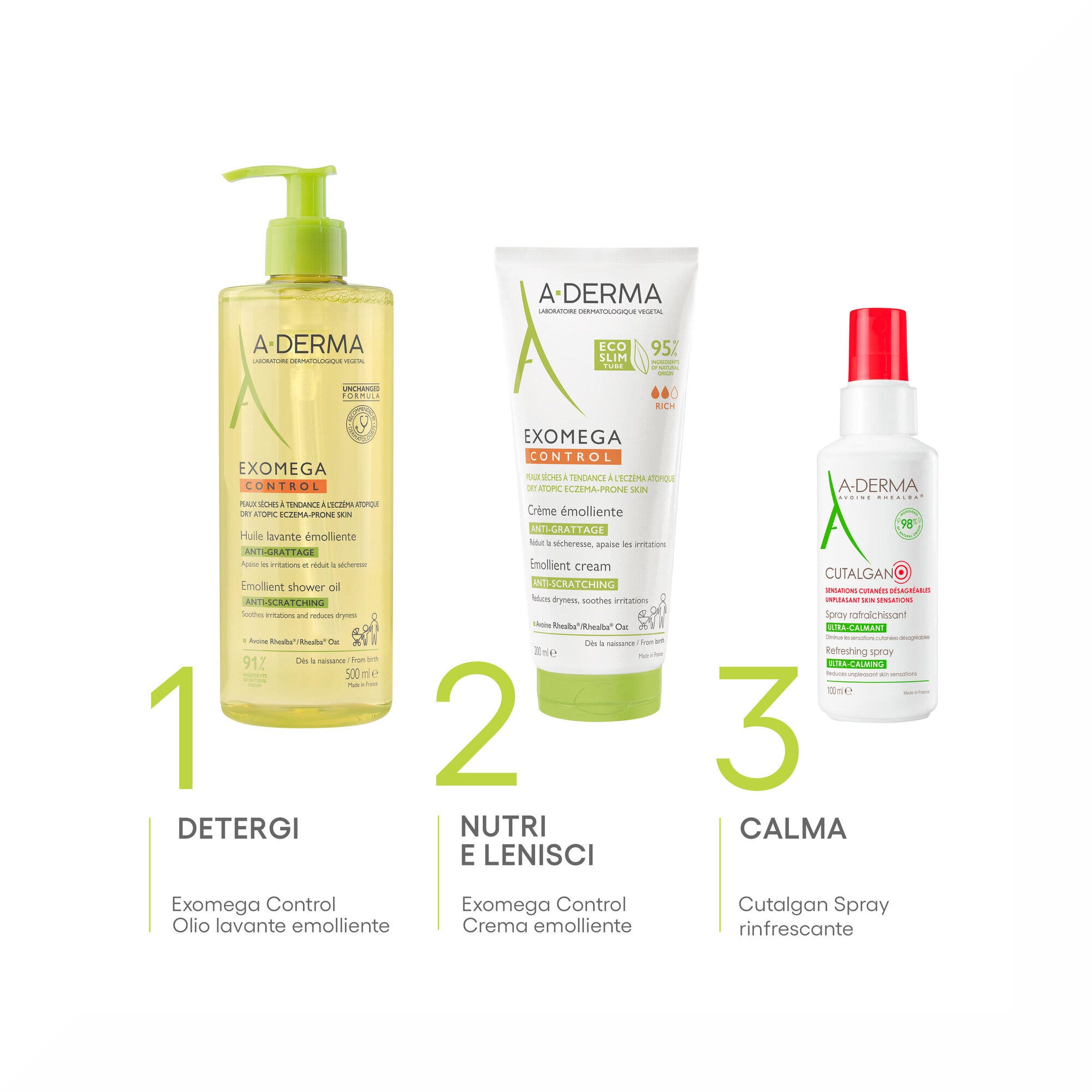 A-Derma Exomega Control Olio Lavante Emolliente 200ml-7