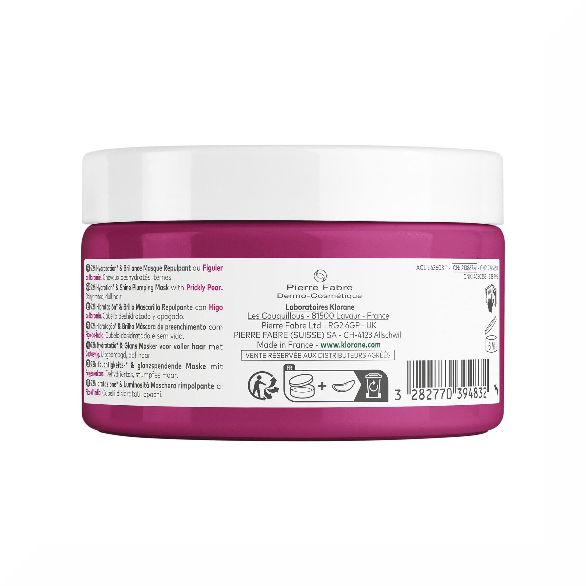 Klorane Maschera Rimpolpante al Fico d’India 250ml-2