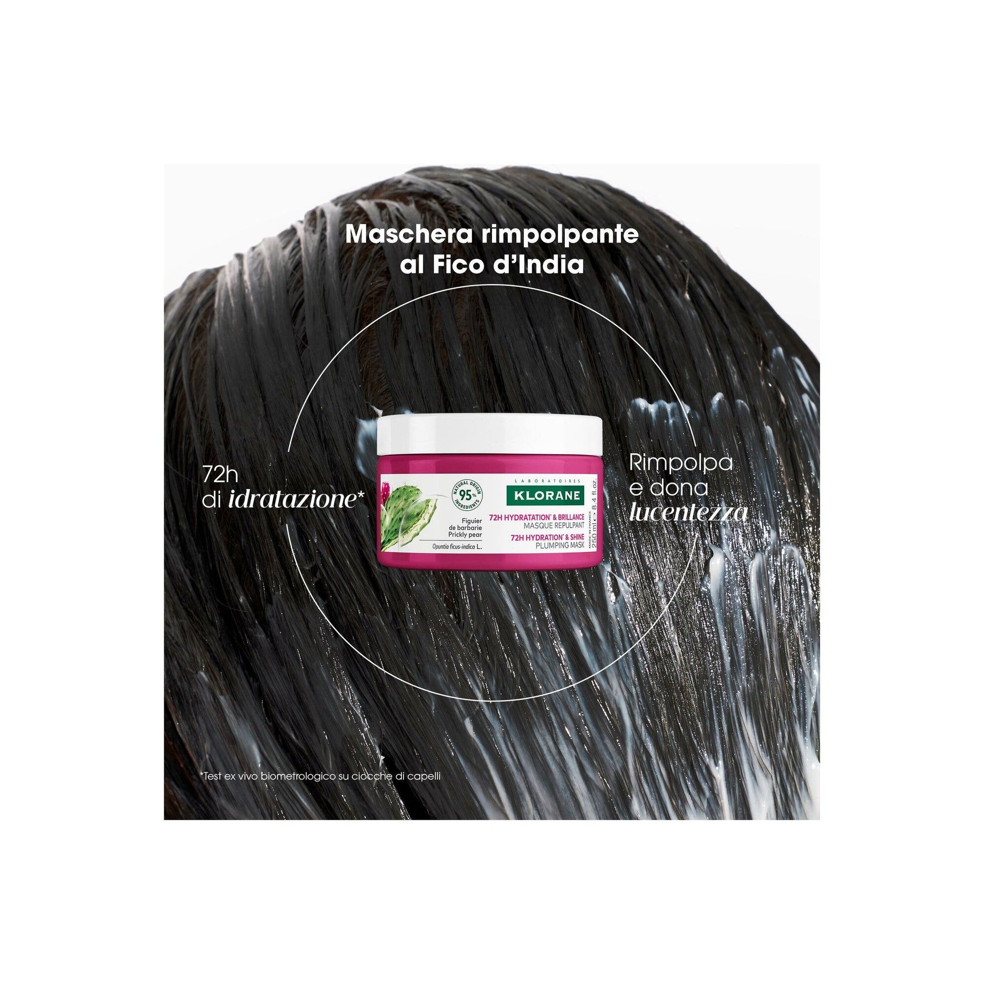 Klorane Maschera Rimpolpante al Fico d’India 250ml-5