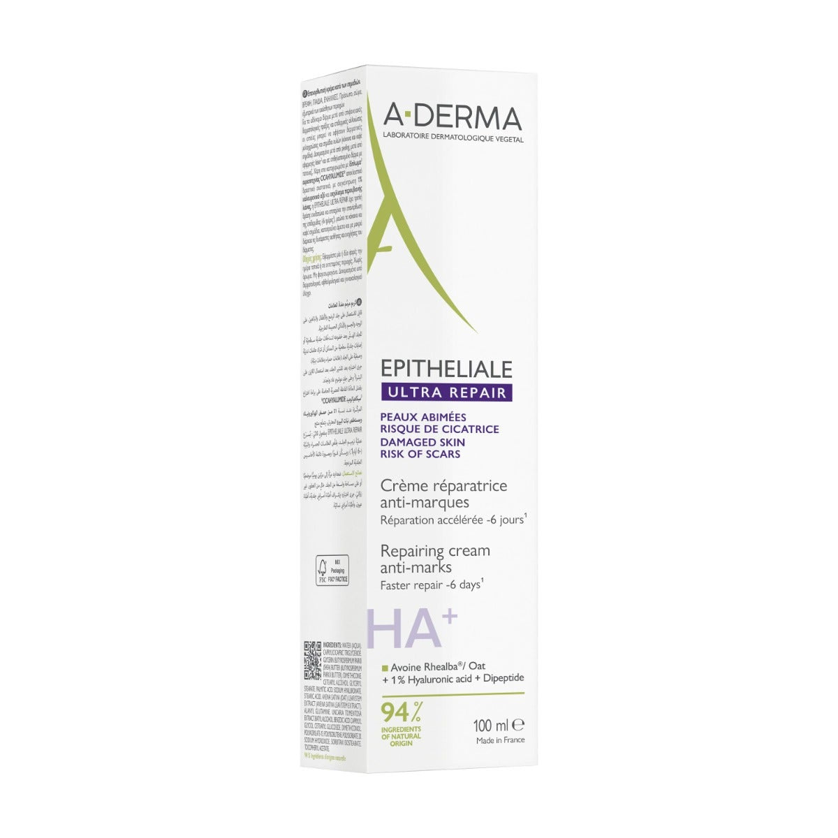 A-Derma Epitheliale Ultra Repair HA+ Crema Ristrutturante Anti-Segni Residui 100ml-6