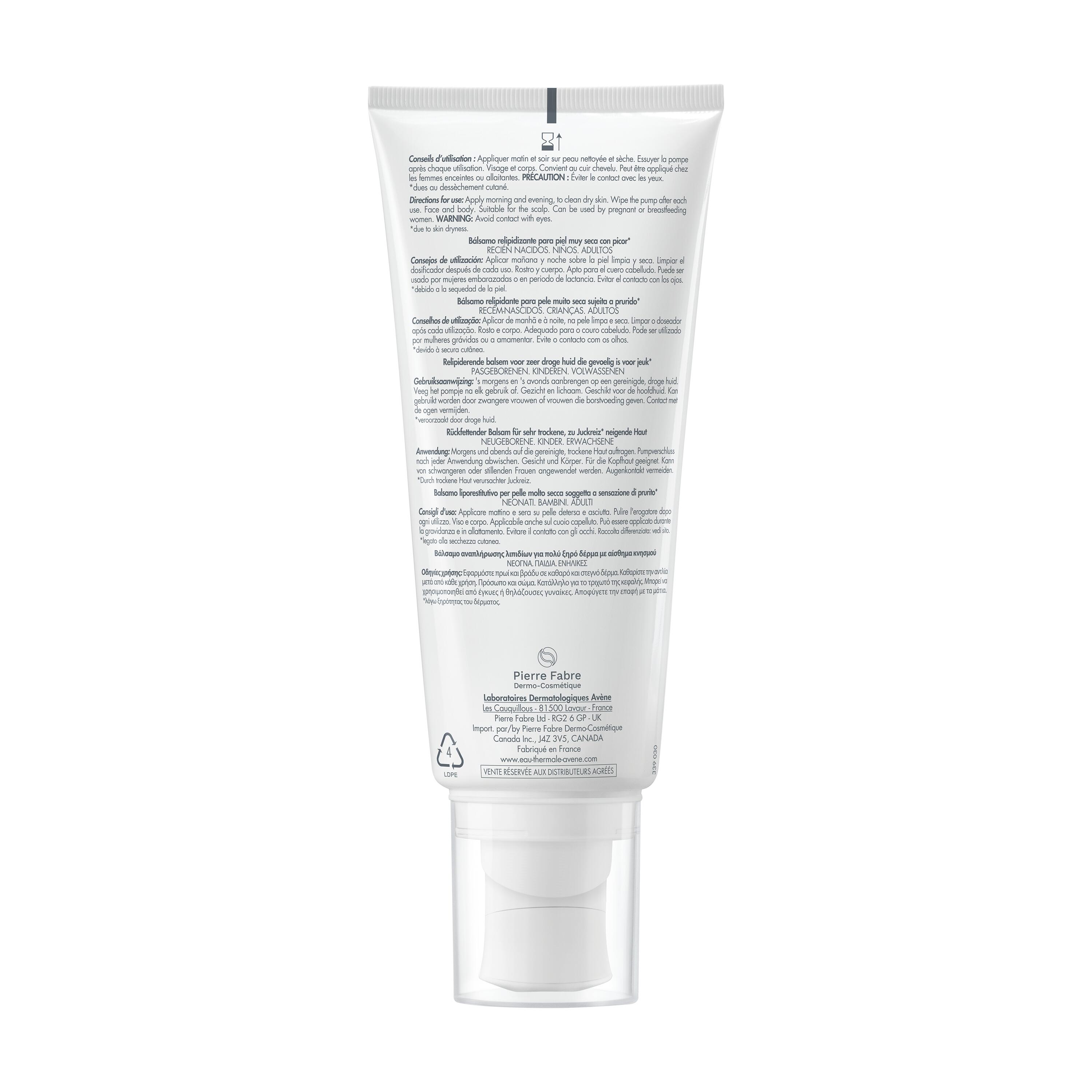 Eau Thermale Avène Xeracalm Ad Balsamo Liporestitutivo 200ml