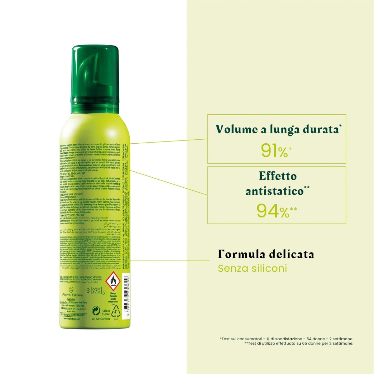 Rene Furterer Volumea Schiuma Volumizzante Senza Risciacquo Capelli Sottili Senza Volume 200ml-8