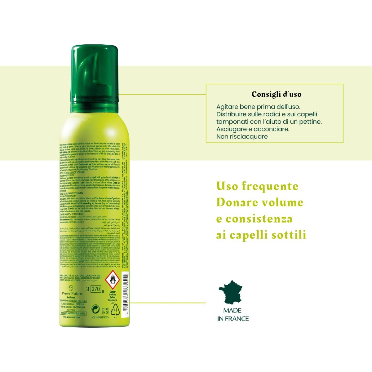 Rene Furterer Volumea Schiuma Volumizzante Senza Risciacquo Capelli Sottili Senza Volume 200ml-9