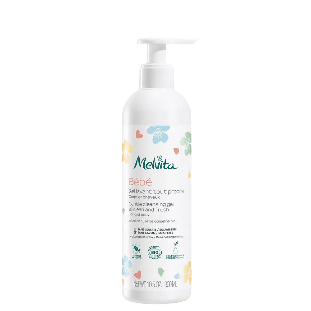 Melvita Gel Detergente Delicato Corpo Capelli 300ml-1
