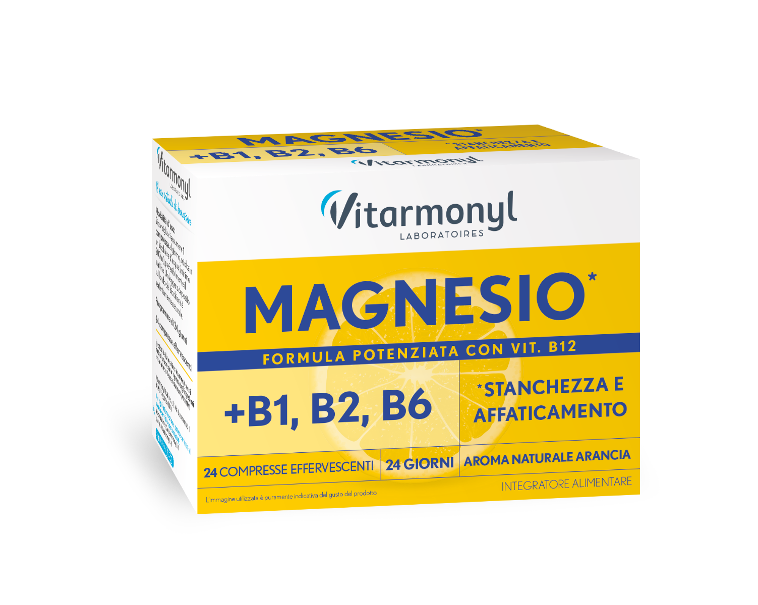Vitarmonyl Magnesio + B1,B2,B6 24 Compresse Effervescenti-2