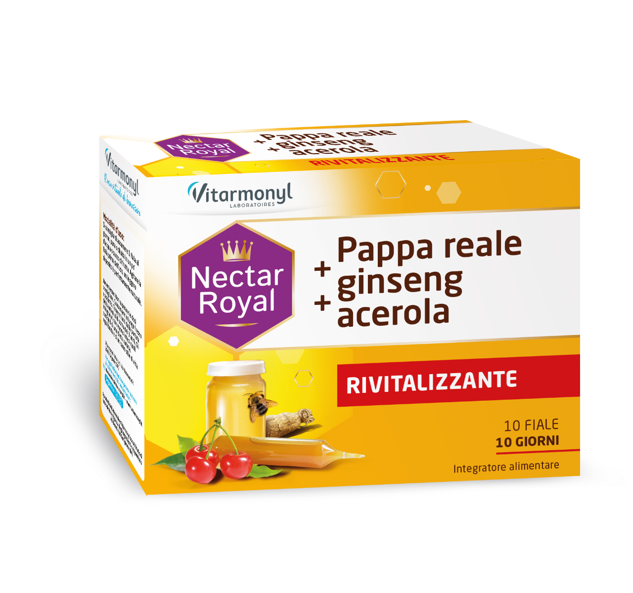 Vitarmonyl Pappa Reale + Ginseng + Acerola 10 Fiale-1