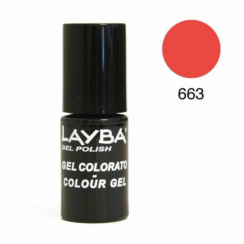 Layla Smalto Gel Semi-permanente N.663 Red Pressure-2