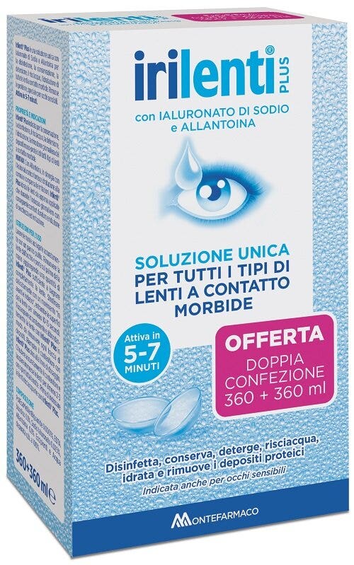 Irilenti Soluzione Unica Lenti A Contatto Morbide Duo Pack 360ml + 360ml-1