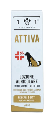 Lozione Auricolare Emolliente per Cani e Gatti 100 ml