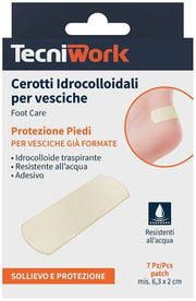 TecniWork Cerotti Idrocolloidali Per Vesciche 7 Pezzi-1