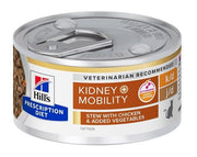 Hill's Prescription Diet Feline K/D Kidney Care + Mobility Cibo Umido Stufato Pollo E Verdure Per Gatti Adulti 82g-1