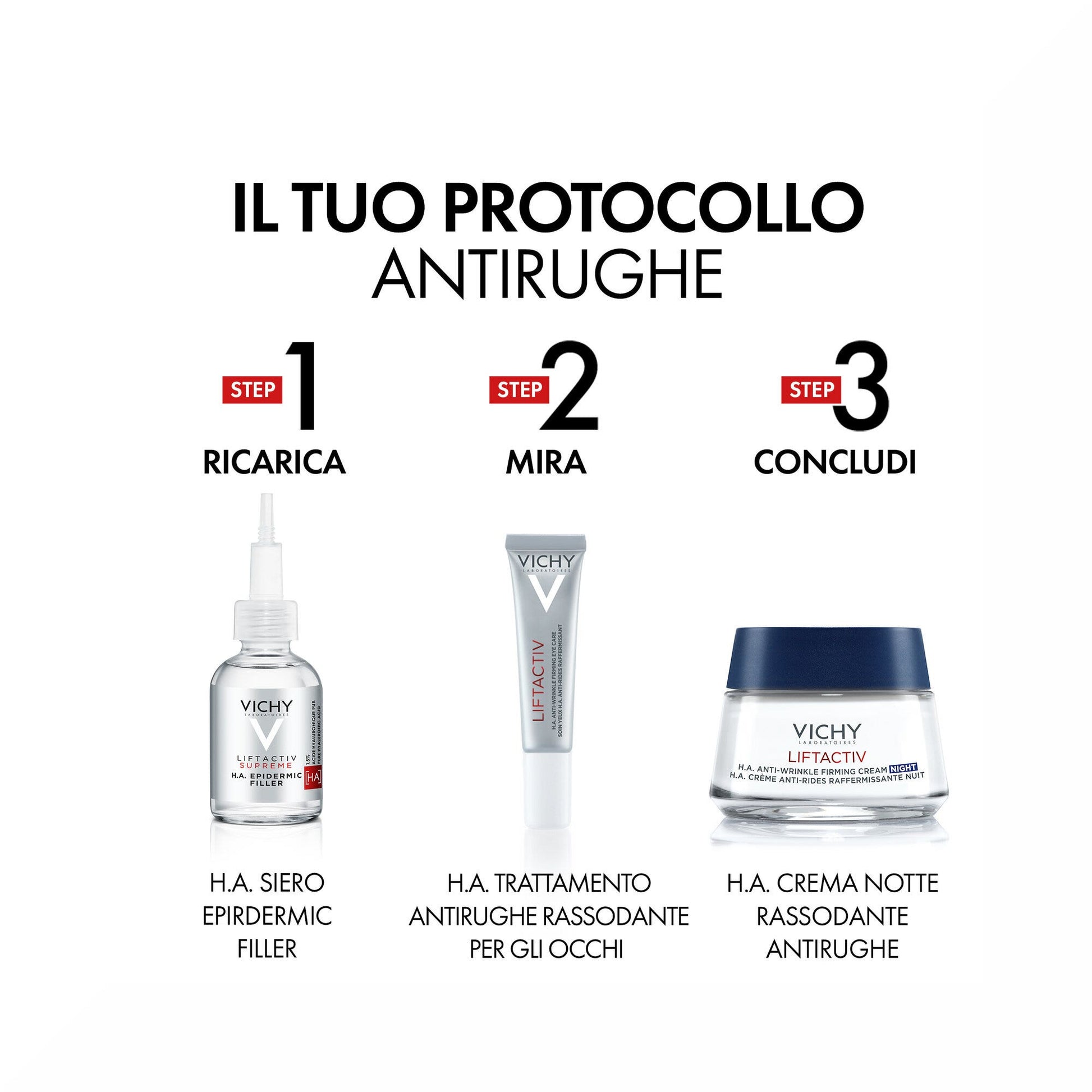 Vichy Liftactiv H.A. Crema Notte Rassodante Anti-rughe 50 ml-17