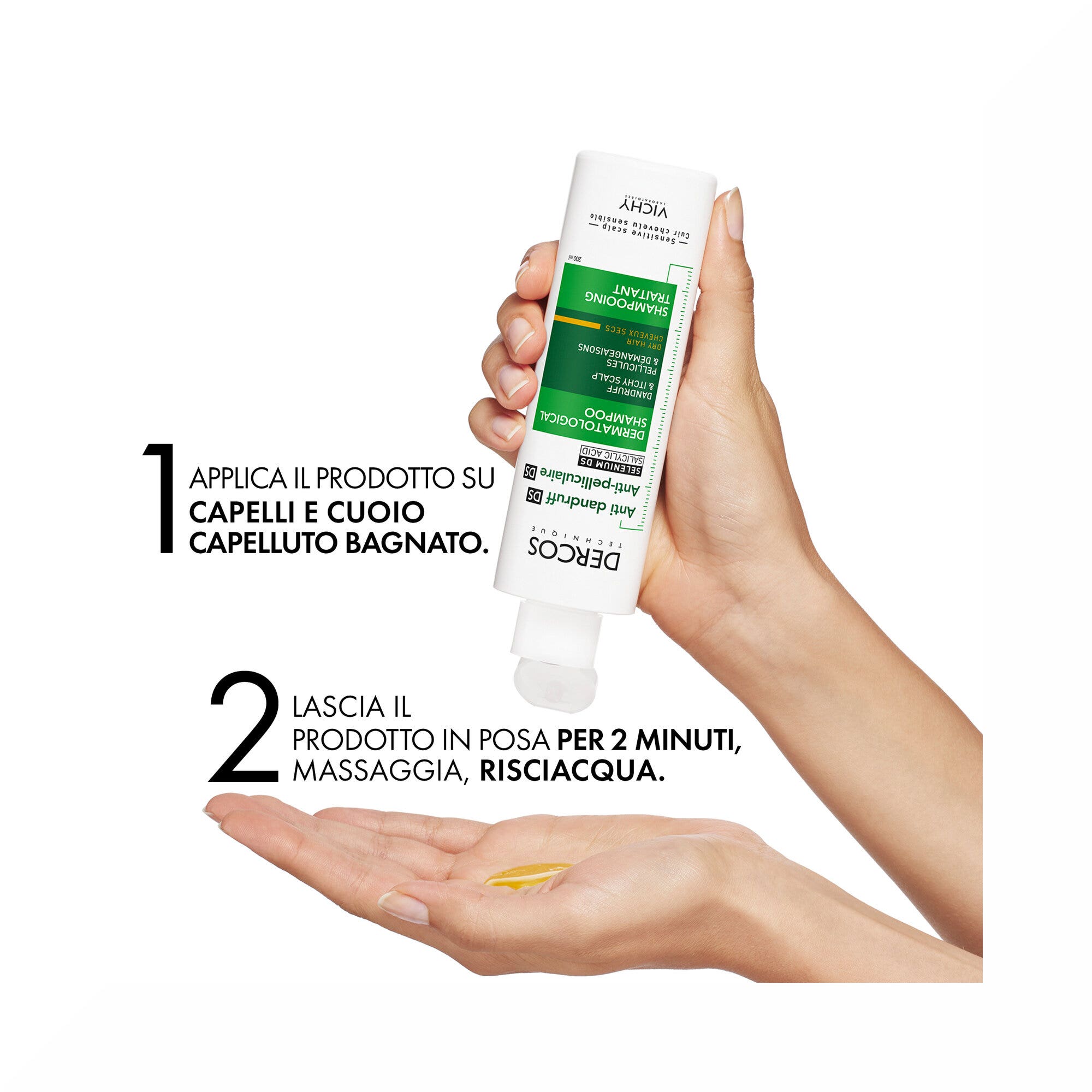 Vichy Dercos DT Shampoo Antiforfora DS Capelli Secchi 200 ml-11