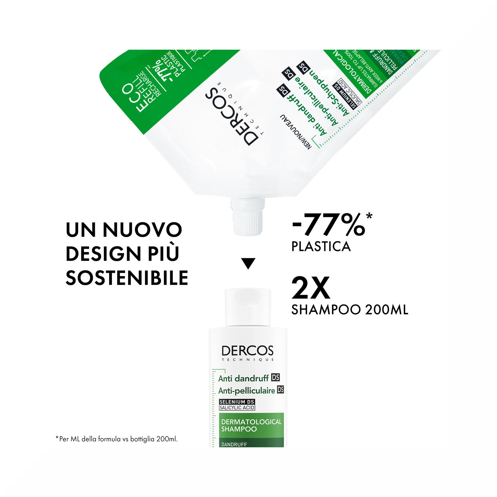 Vichy Dercos DT Shampoo Antiforfora DS Capelli Secchi 200 ml-16