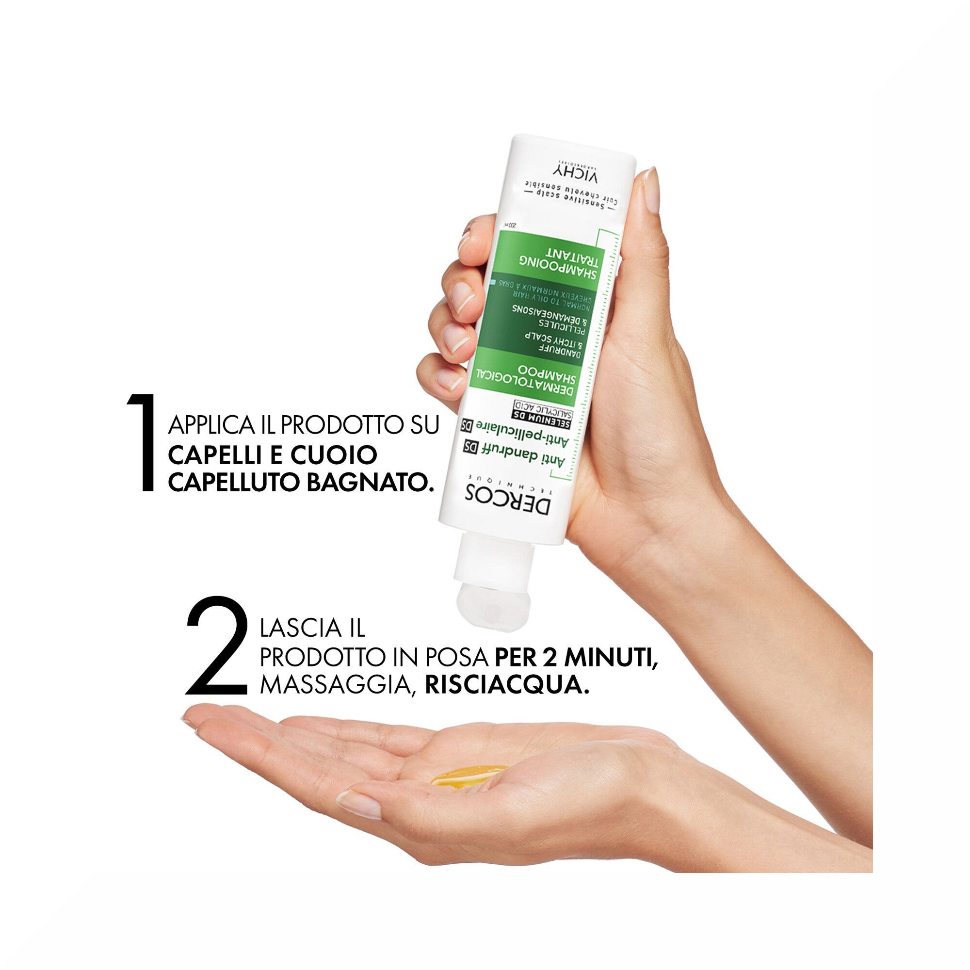 Vichy Dercos DT Shampoo Antiforfora DS Capelli da Normali a Grassi 200 ml-24