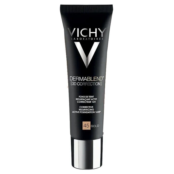 Vichy Dermablend 3D Fondotinta Coprente Per Pelle Grassa Con Imperfezioni Tonalità 45 30ml-3