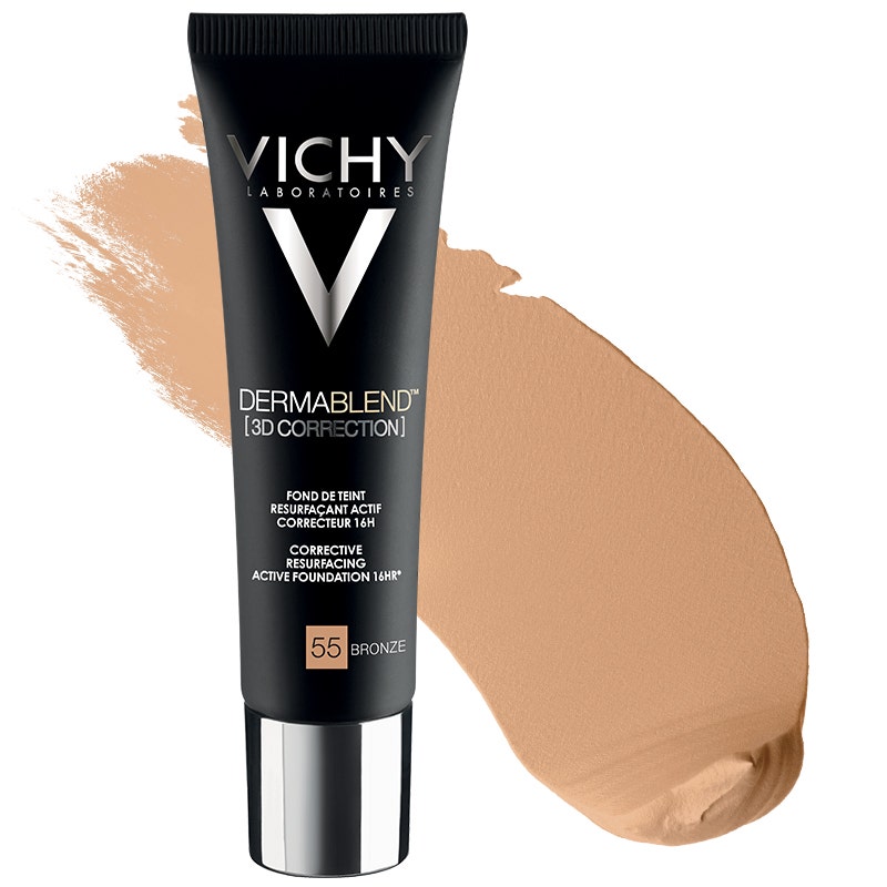 Vichy Dermablend 3D Fondotinta Coprente Per Pelle Grassa Con Imperfezioni Tonalità 55 30ml-2