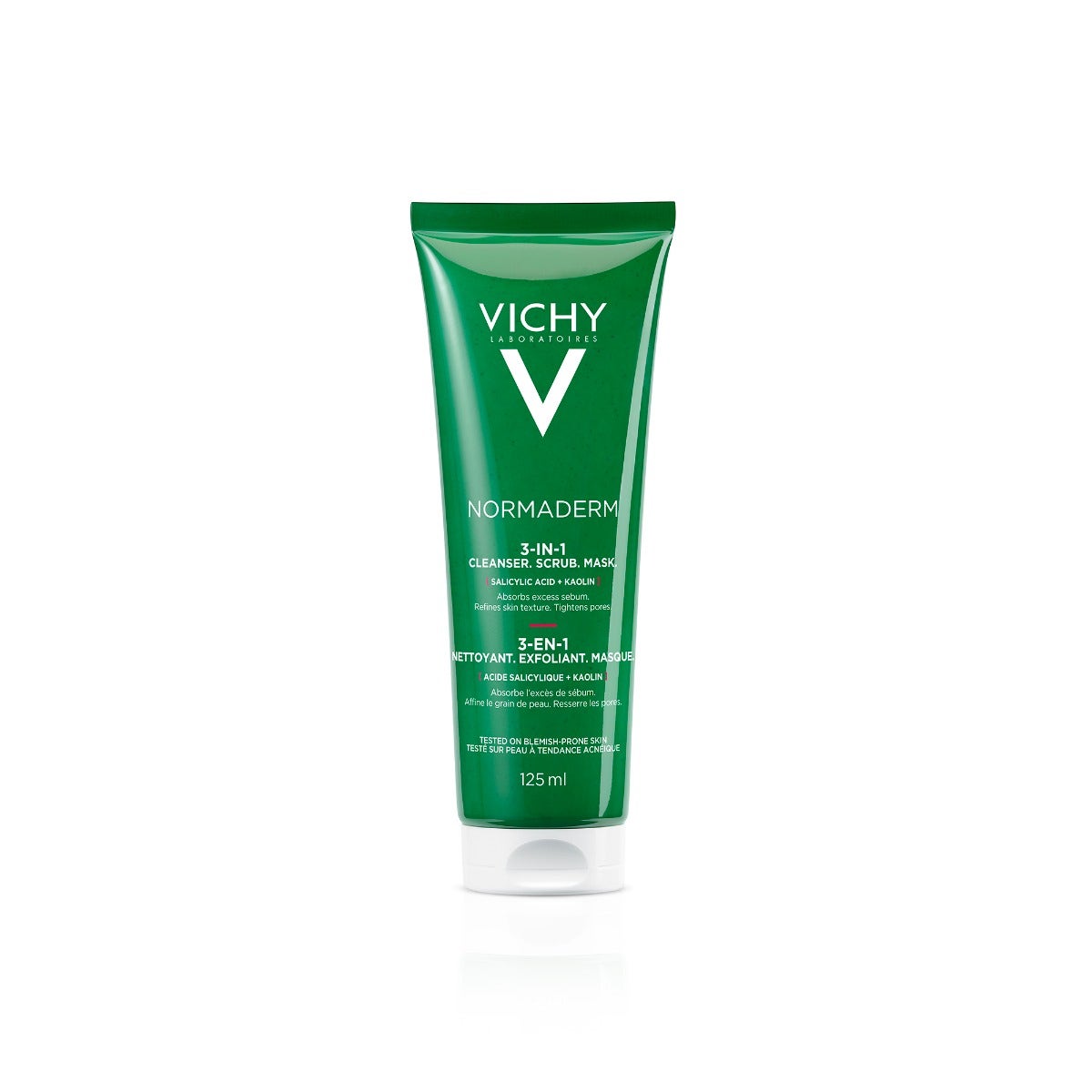 Vichy Normaderm 3 in 1 Esfoliante + Crema Detergente + Maschera 125 ml-6