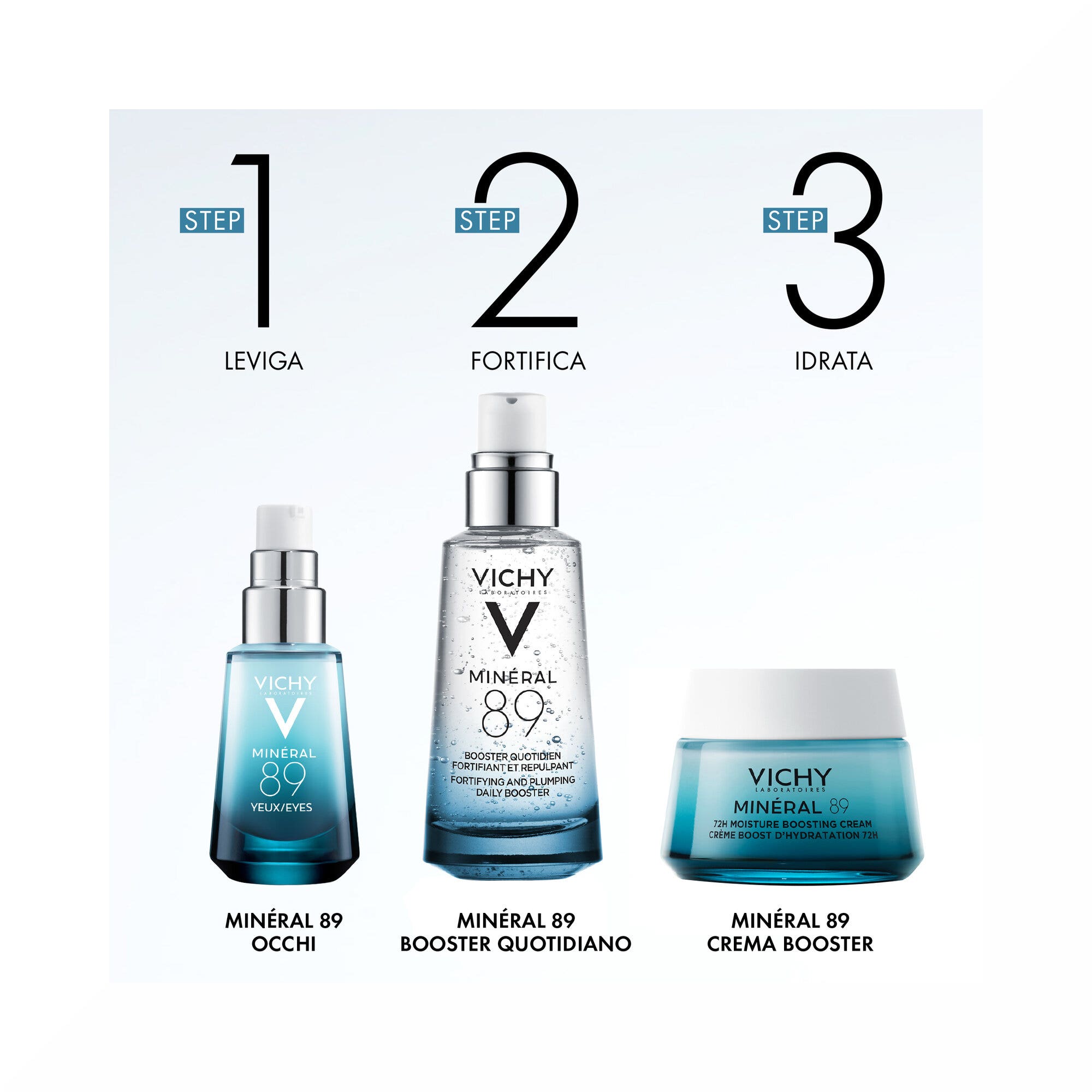 Vichy Mineral 89  Booster Quotidiano Fortificante E Rimpolpante Con Acido Ialuronico 50 ml-26