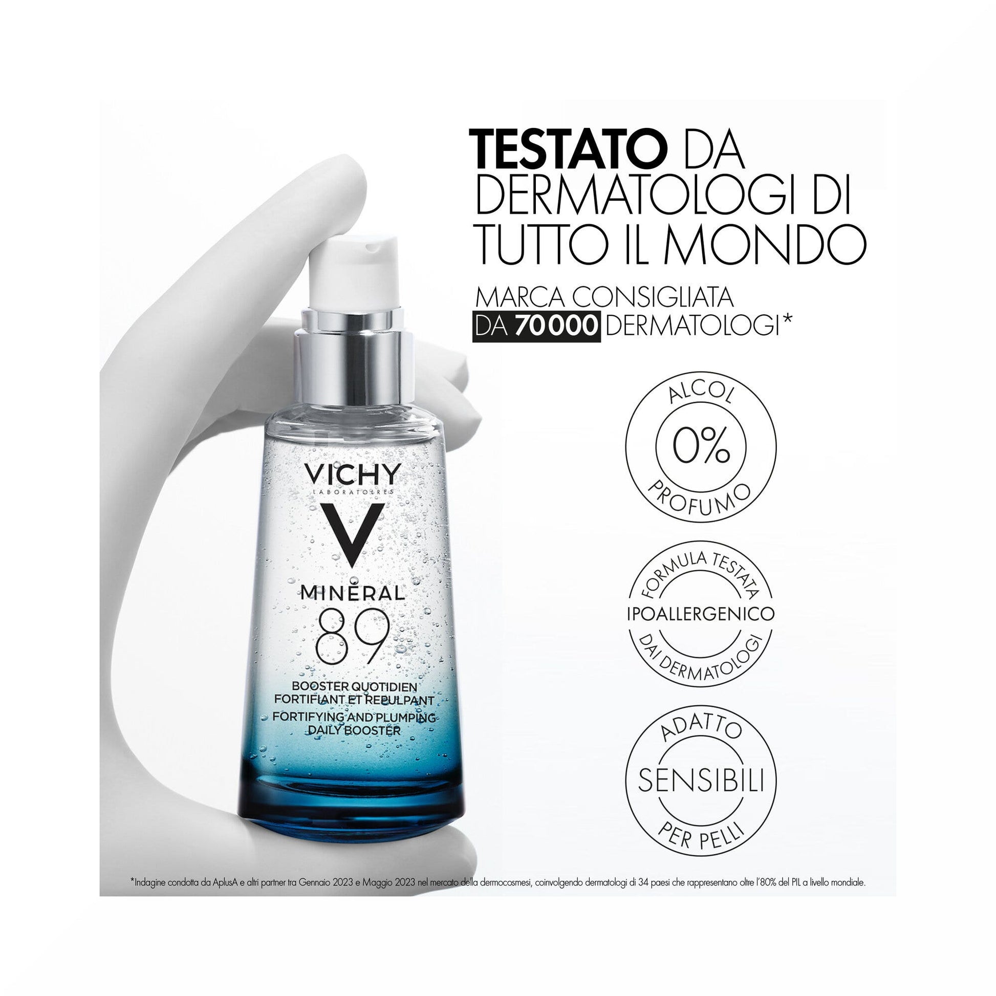 Vichy Mineral 89 Booster Quotidiano Fortificante E Rimpolpante Con Acido Ialuronico 75 ml-20