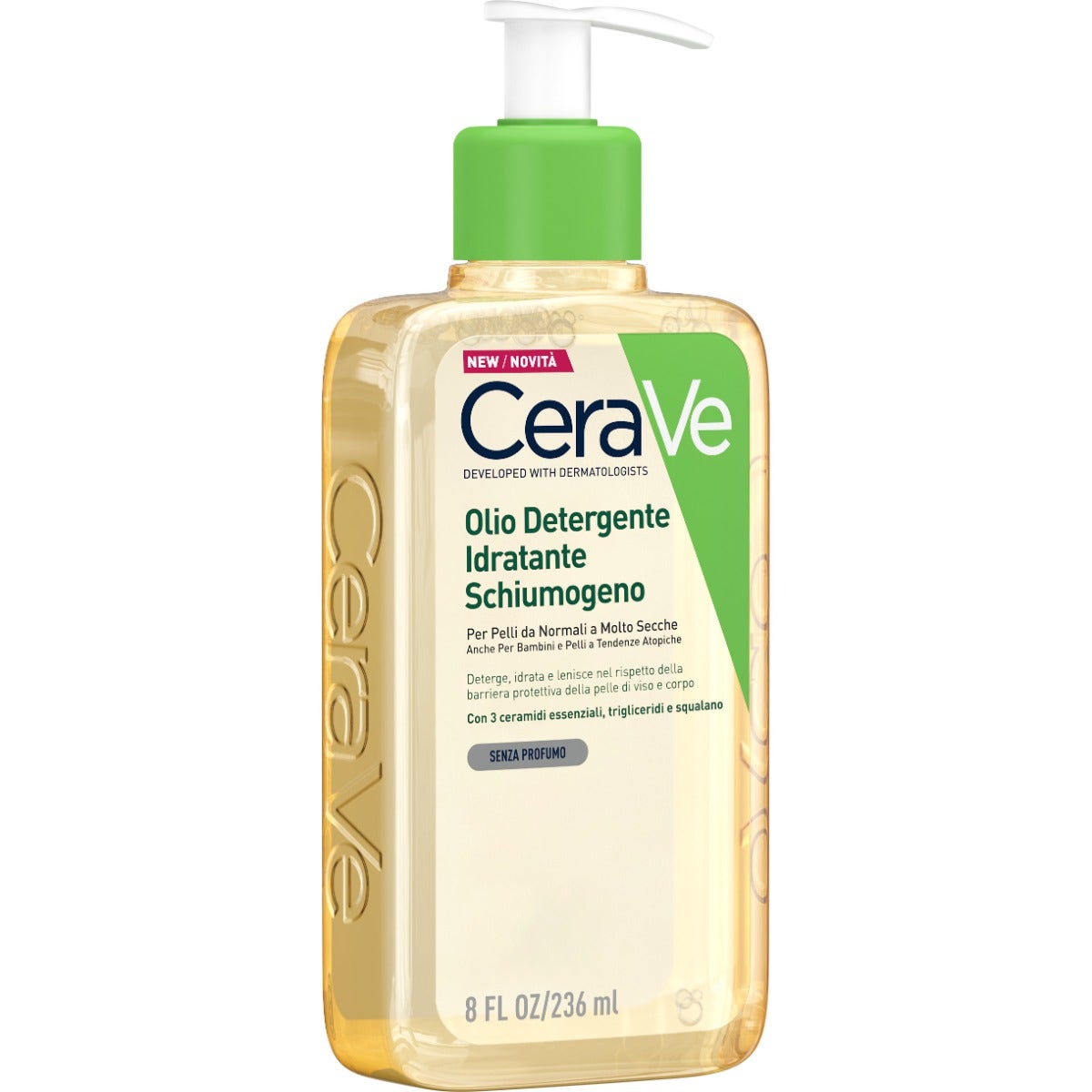 Cerave Olio Detergente Idratante Schiumogeno 236ml-3
