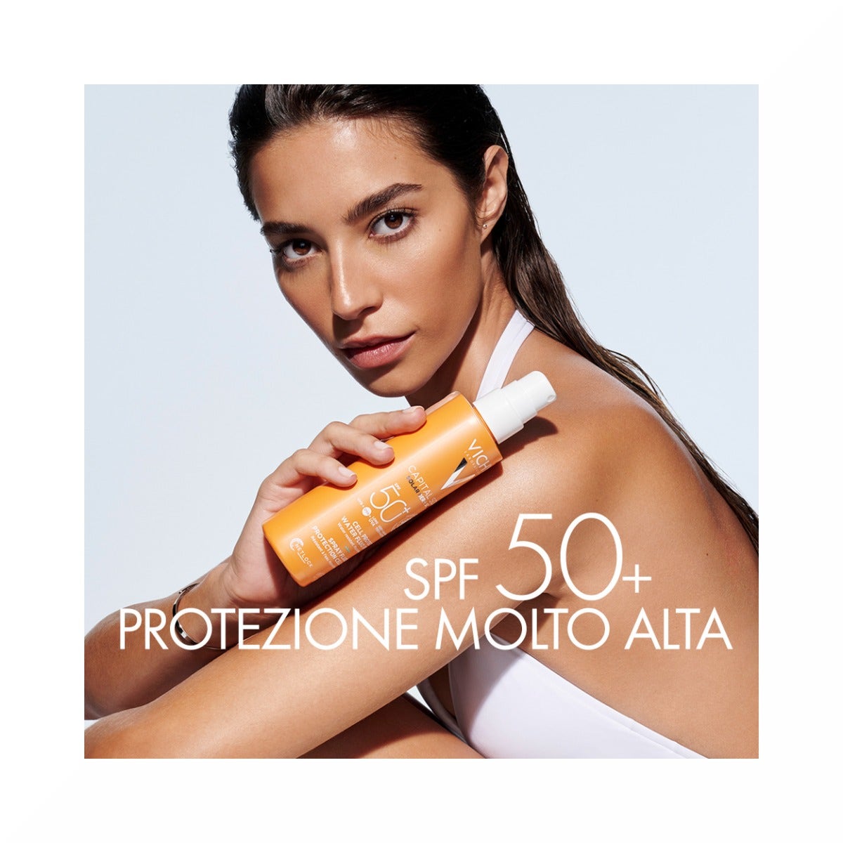 Vichy Capital Soleil Cell Protect Fluido Ultra Leggero Spray Protezione Alta SPF50 200ml-5