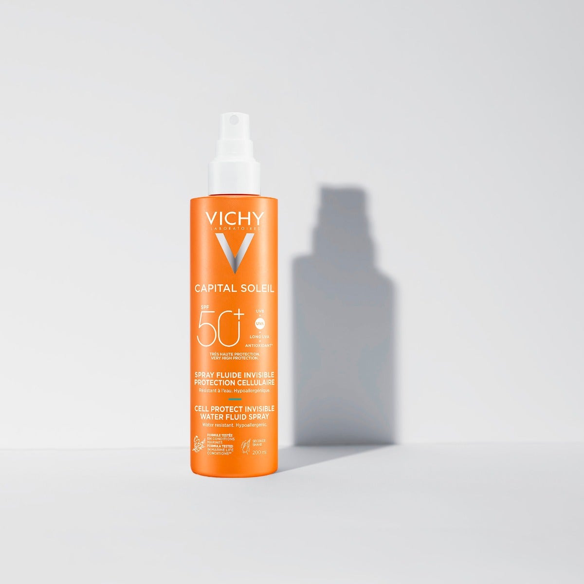 Vichy Capital Soleil Cell Protect Fluido Ultra Leggero Spray Protezione Alta SPF50 200ml-16