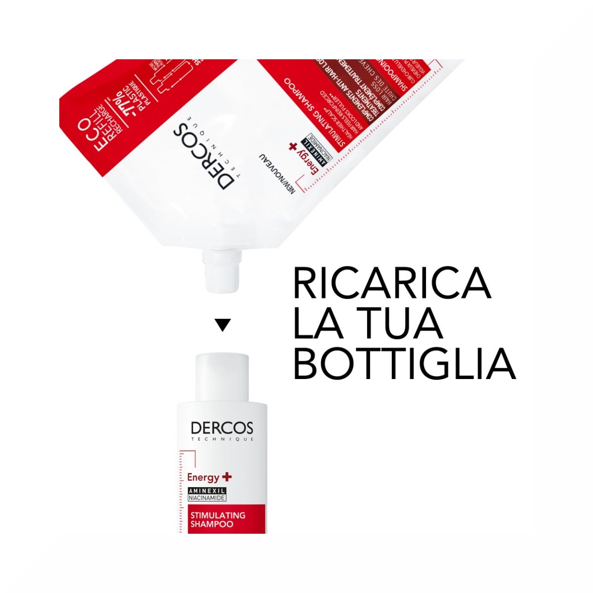 Vichy Dercos Shampoo Energizzante Eco-Ricarica 500 ml-7