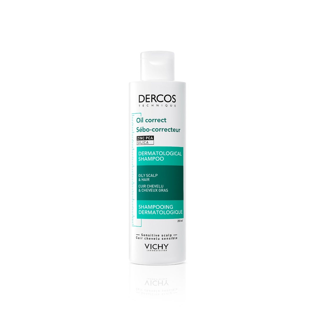 Vichy Dercos Shampoo Sebo Regolatore Trattante Capelli Grassi 200ml-0