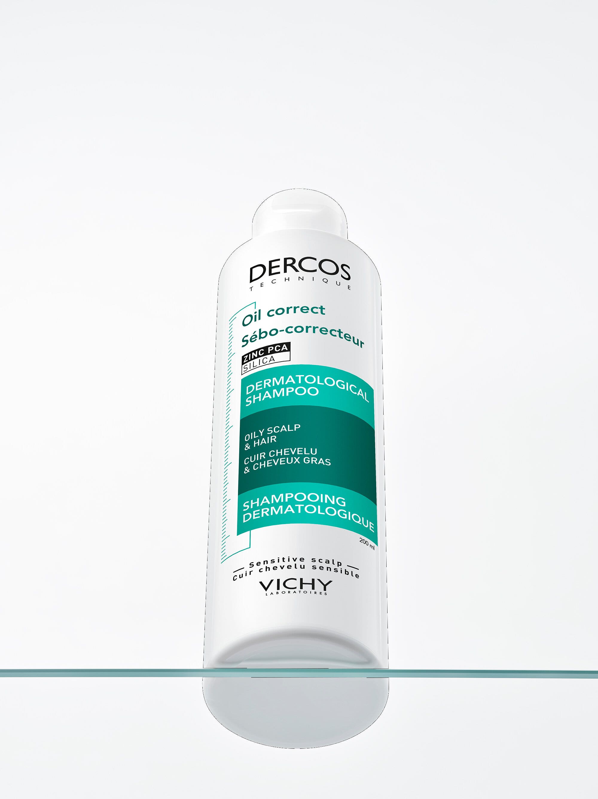 Vichy Dercos Shampoo Sebo Regolatore Trattante Capelli Grassi 200ml-7