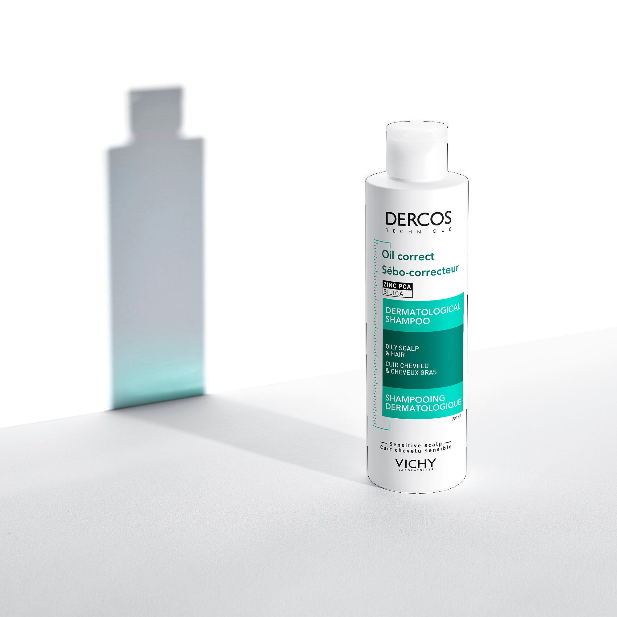 Vichy Dercos Shampoo Sebo Regolatore Trattante Capelli Grassi 200ml-9