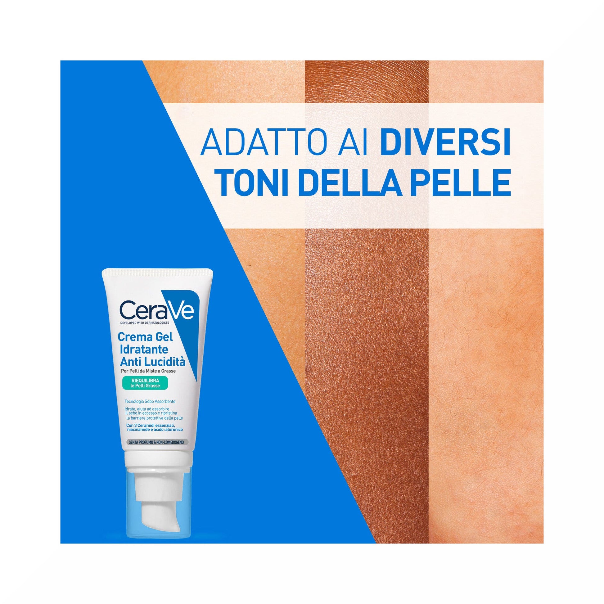 CeraVe Crema Viso Idratante Anti-lucidità Pelle Grassa e Mista 50ml-6