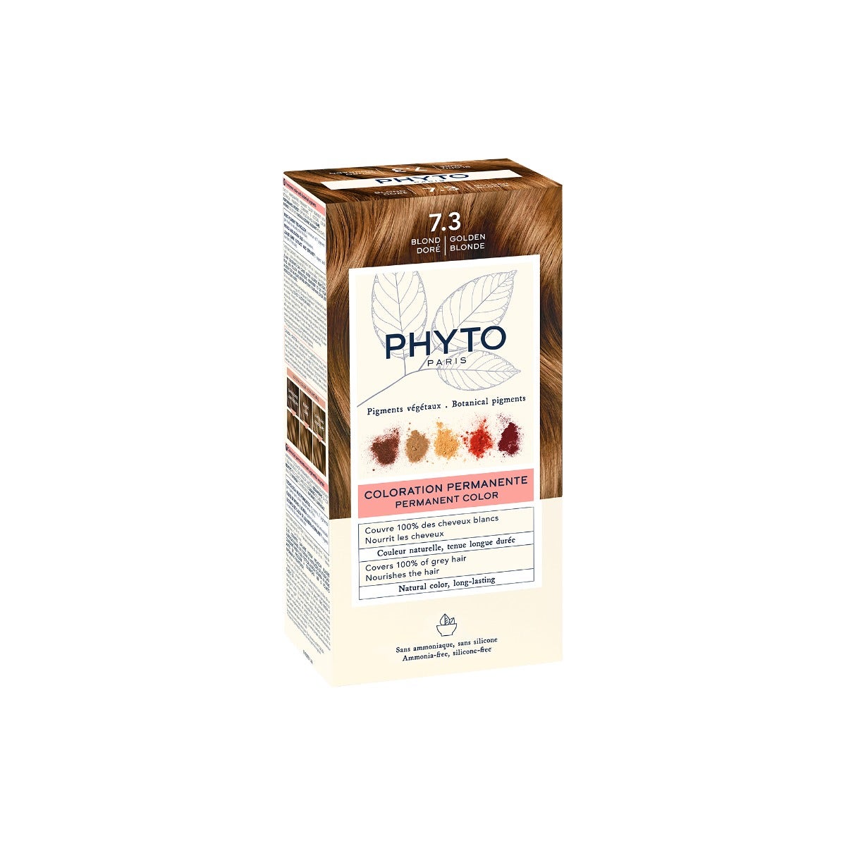 Phyto Phytocolor 7.3 Biondo Dorato Colorazione Permanente Per Capelli-0