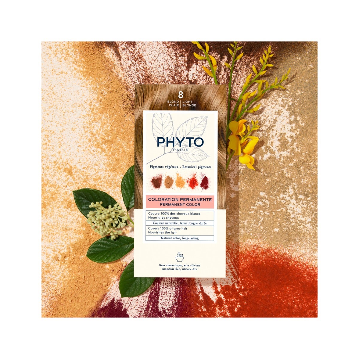 Phyto Phytocolor 8 Biondo Chiaro Colorazione Permanente Per Capelli-4