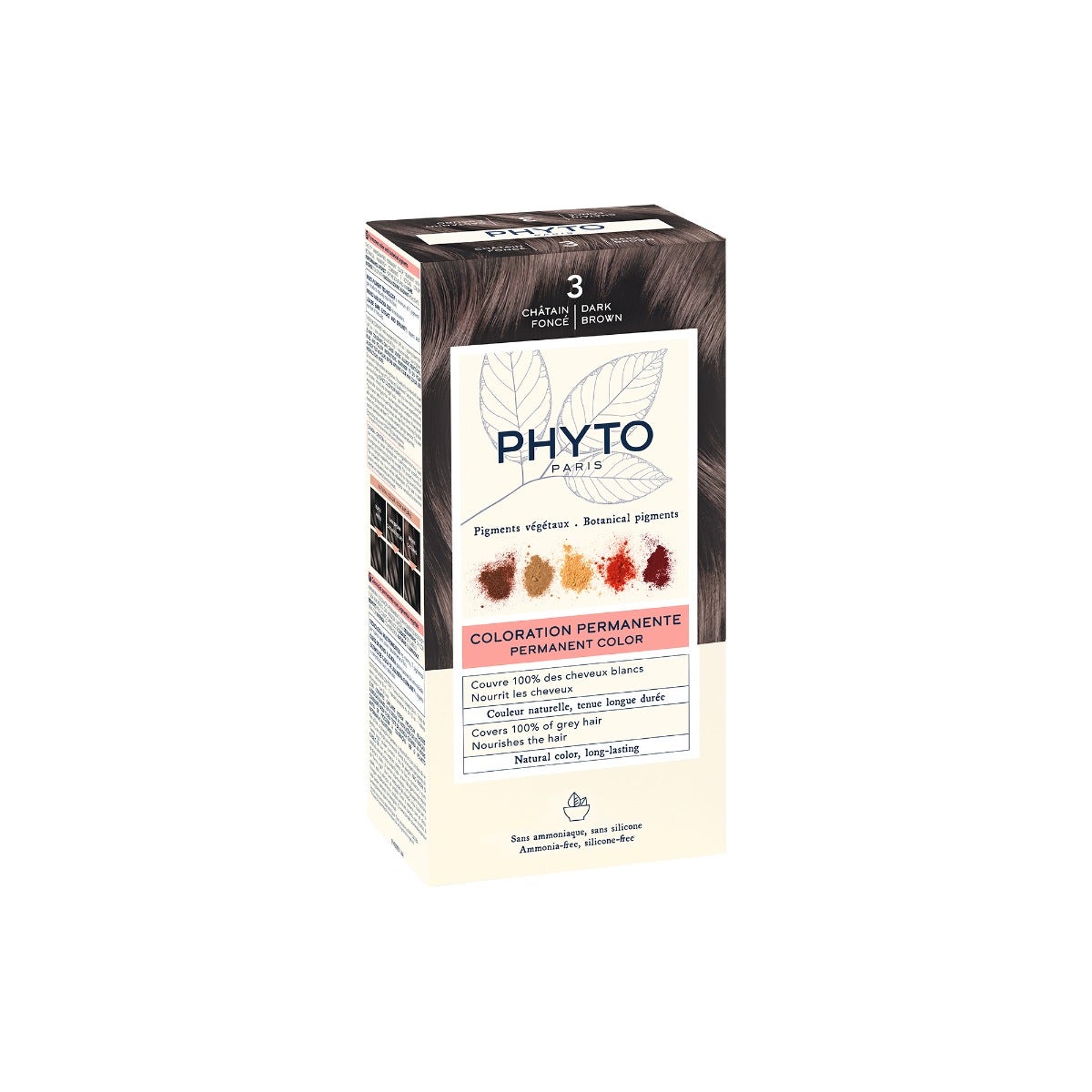 Phyto Phytocolor 3 Castano Scuro Colorazione Permanente Per Capelli-1