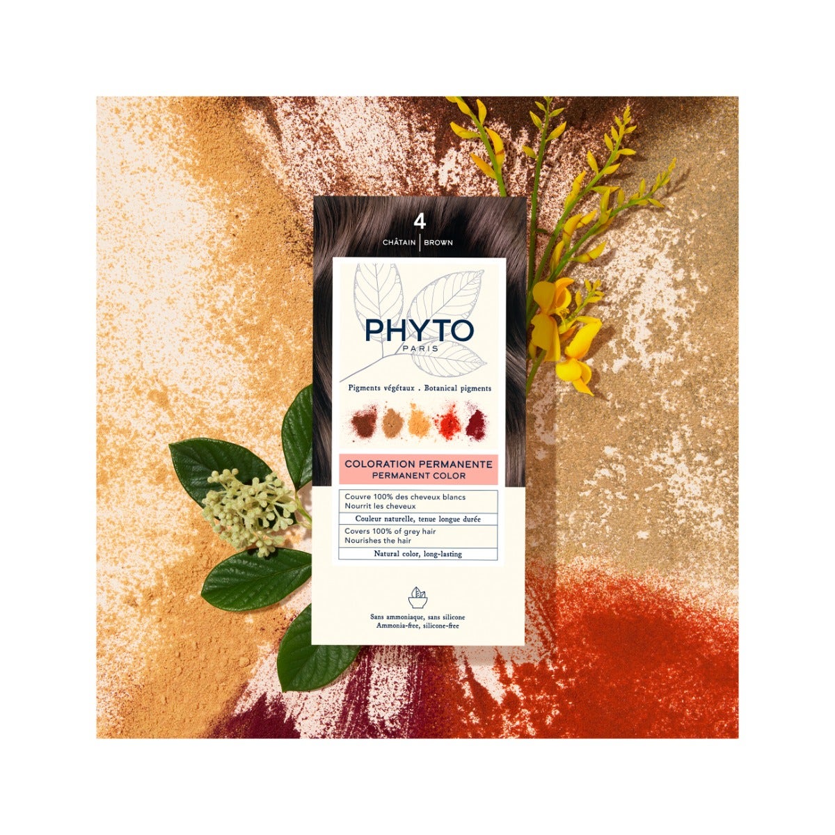 Phyto Phytocolor 4 Castano Colorazione Permanente Per Capelli-5