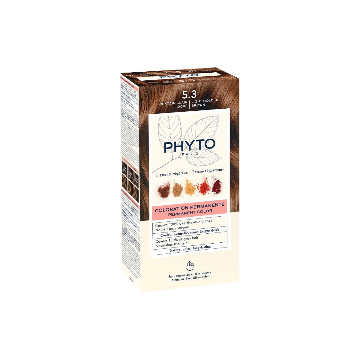 Phyto Phytocolor 5.3 Castano Chiaro Dorato Colorazione Permanente Per Capelli-0