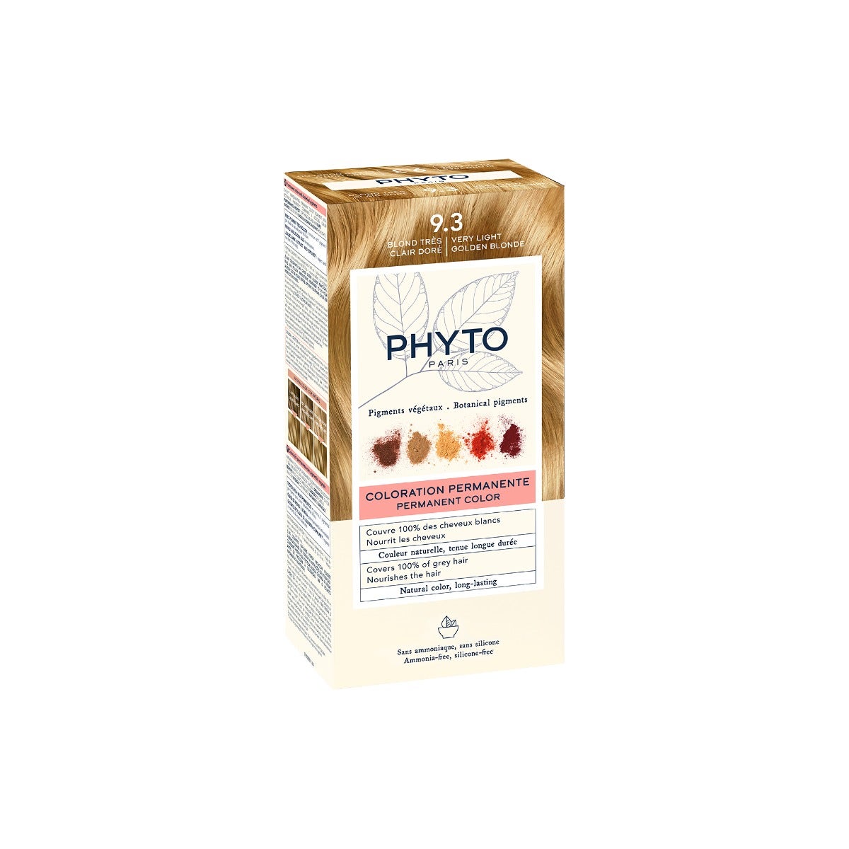 Phyto Phytocolor 9.3 Biondo Chiarissimo Dorato Colorazione Permanente Per Capelli-0