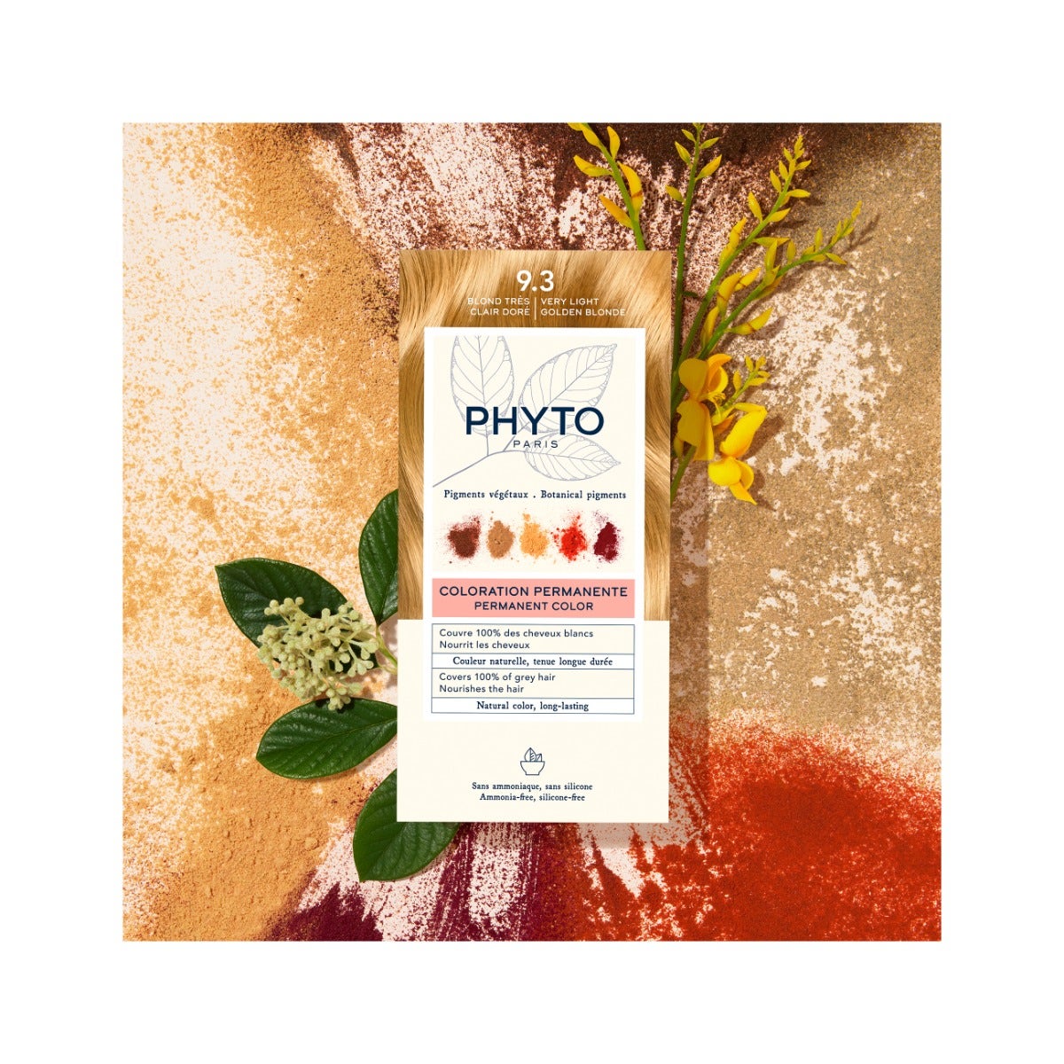 Phyto Phytocolor 9.3 Biondo Chiarissimo Dorato Colorazione Permanente Per Capelli-4