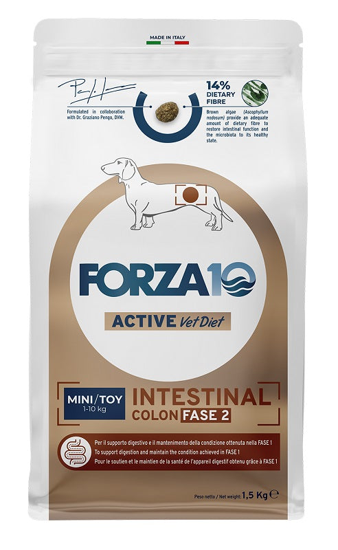 Forza 10 Active Intestinal Colon Fase ii Dogmi&t Adult Pesce Dry 1,5 kg
