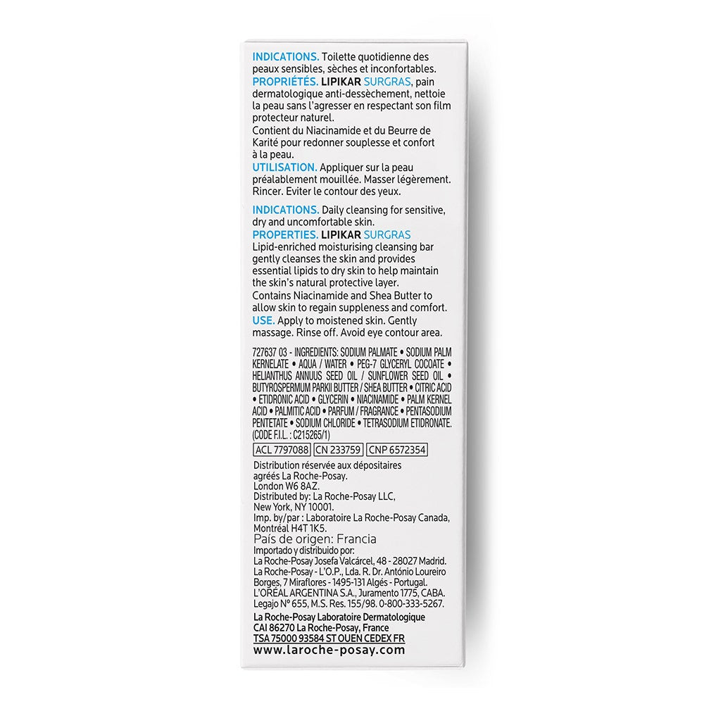 La Roche-Posay Lipikar Surgras Pane Fisiologico Nutritiva 150 g -4