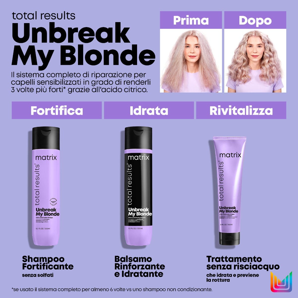Matrix Total Results Unbreak My Blonde Conditioner - Balsamo per capelli biondi - 300 ml
