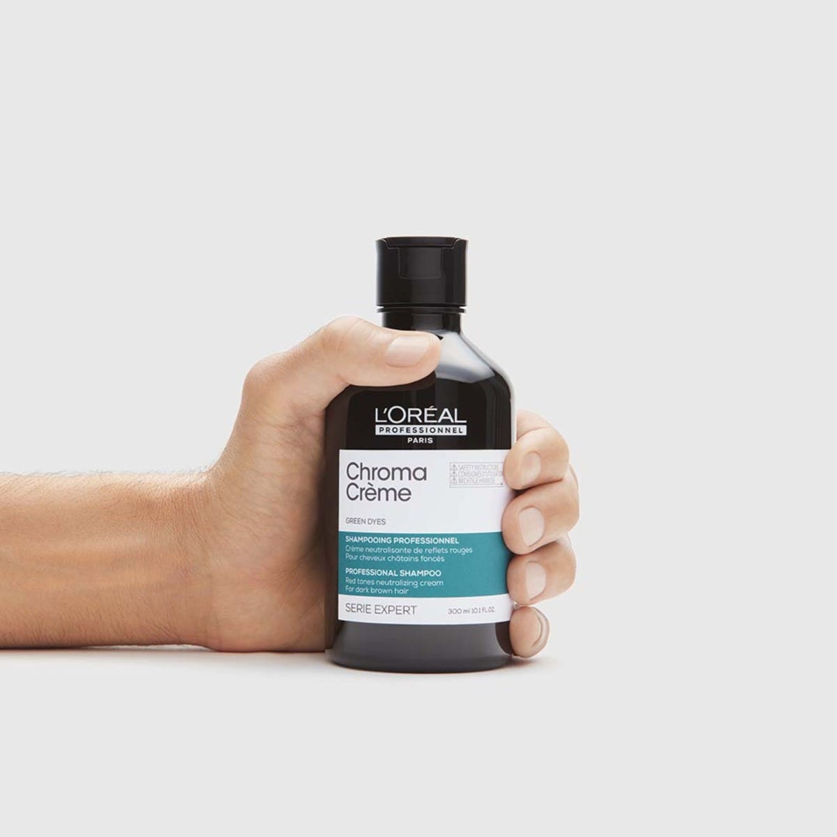 Chroma Creme - Shampoo Verde per capelli da marrone scuro a nero 300ml