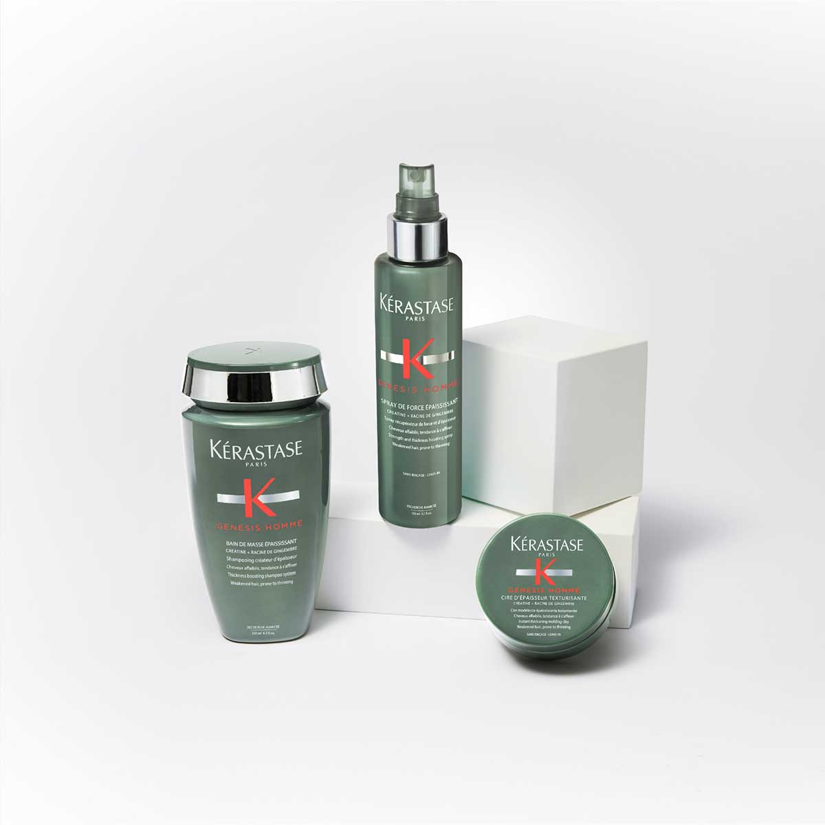 Kérastase Genesis Homme Bain de masse épaisissant per capelli fragili 250ml