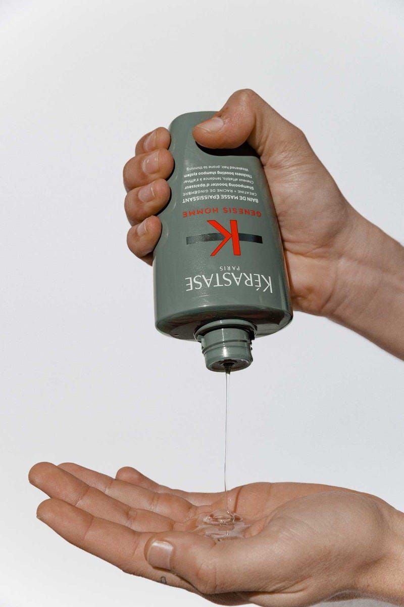 Kérastase Genesis Homme Bain de masse épaisissant per capelli fragili 250ml