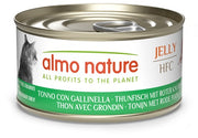 Almo Nature Hfc Gatto Jelly Tonno con Gallinella 70 g